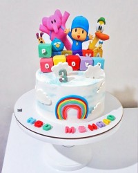 کیک شیفون نارگیلی