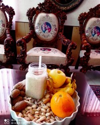 اسموتی سیب و موز و دارچین