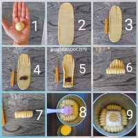 مراحل کار با خمیر نون رول پشمکی