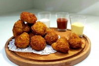 قارچ سخاری و سوپ جو رستورانی