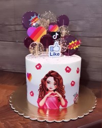 کیک تولد سفارش یه بابای مهربون برای دختر نازش