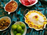 اینم از ناهار خوشمزمون خورشت قیمه