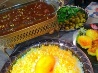 فسنجان با کوفته قل قلی