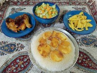 مرغ سرخ شده