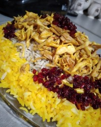 شوید پلو بامرغ