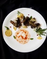 دلمه برگ موی ایرانی