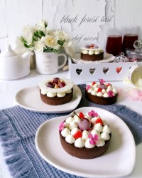 black forest tart ویژه برای شاه ماهی عزیزم.
