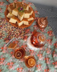 کیک یزدی برشی