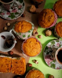 کاپ کیک کدو حلوایی