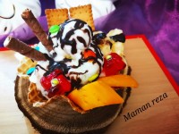 تزیین بستنی