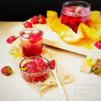 شربت توت فرنگی