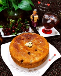 کیک و شربت آلبالو