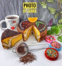 کیک زرافه ای