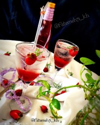 شربت توت فرنگی