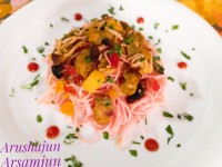 پاستای صورتی ویژه آروشاجون وآرسام جون تقدیمی