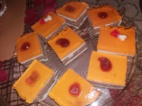 دسر یخچالی ژله ای