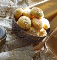 کوکی زعفرانی کشمشی