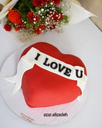 کیک عشقولانه