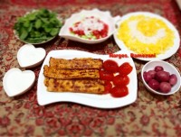 کباب تابه ای بوقلمون