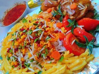 زرشک پلوزعفرونی همیشه عکس شیرینی ودسر یبارم غذا ????