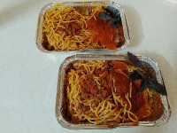 ماکارونی گوشت و قارچ