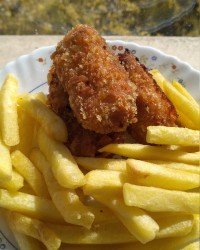 کراکت مرغ پنیری