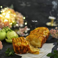 نان سیب گردو و دارچین