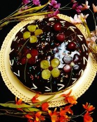 کیک شکلاتی با رویه گاناش