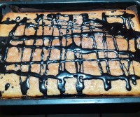 کیک موز با فیلینگ پنیری