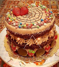 کیک شکلاتی نسکافه ای