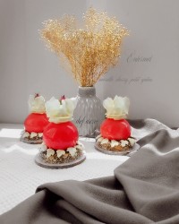 Entremet morello cherry petit gateu
