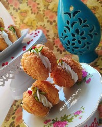 نارگیلی فوق بافیلینگ خامه بی نهایت خوشگلو خوشمزه لطفا ورق بزنید