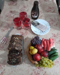 کیک شکلاتی گردویی