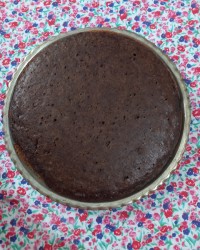 کیک شکلاتی قابلمه ایی