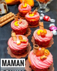 کاپ کیک انبه واسموتی انبه