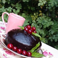 کیک شکلاتی باسس شکلات