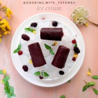 بستنی یخی میوه ای