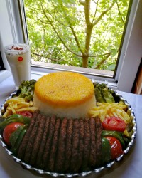 کتلت و برنج