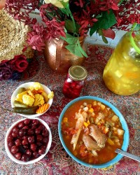 خوراک لوبیا سبز