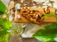 پیده مرغ و سبزیجات