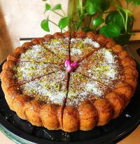 کیک کاراملی.