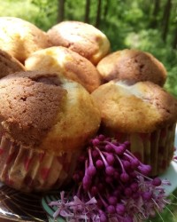 کاپ کیک دورنگ