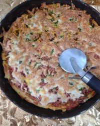 پیتزای خوشمزه من ودخترم