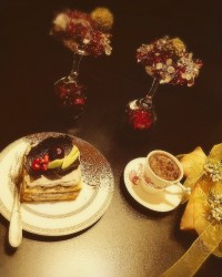 دسر بیسکویتی با طعم کیک خامه ای