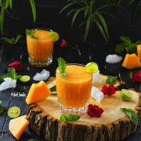 اسموتی خربزه و موز