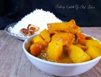 خورش سیب درختی با مرغ