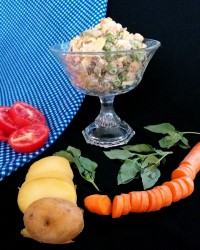 سالاد عدس مخصوص