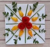 تزیین سبزیجات