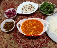 خوراک لوبیا چیتی