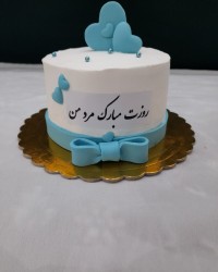 صاف کردن خامه روی کیک